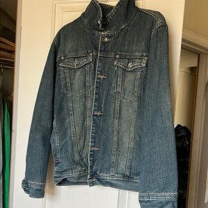 Cherokee Men's Classic Blue Denim Lined Jacket